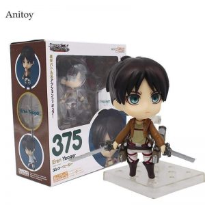 Nendoroid Attack on Titan Eren Jaeger #375 PVC Action Figure Official Attack On Titan Merch