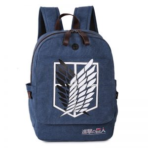 Attack on Titan Backpack Men Women Canvas Japan Anime Printing School Bag for Teenagers Travel Bags Mochila Galaxia BP0153