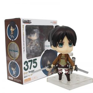 Gsc390# Levi Clay Doll Attack On Titan Action Model Toys For Children Eren Yeager Levi Ackerman Face Changing Collectible Figure