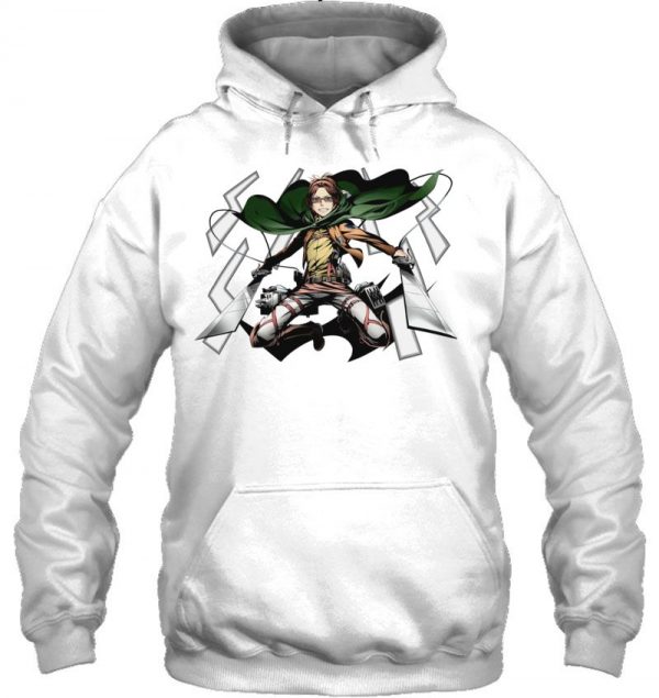 Attack On Titan Hoodie Merch: Hange Zoe Portrait Hoodie