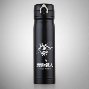 OUSSIRRO ATTACK ON TITAN Theme Thermos Saitama Pure Color Mugs Cup Kitchen Tool Gift